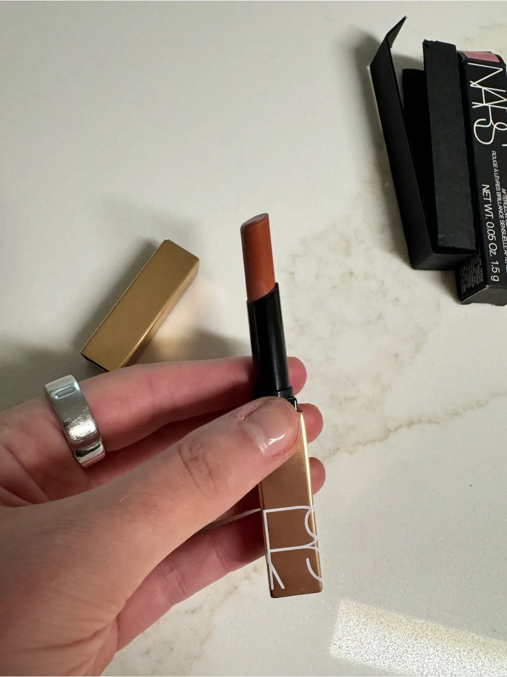 NARS AFTERGLOW SENSUAL SHINE LIPSTICK - Devotion